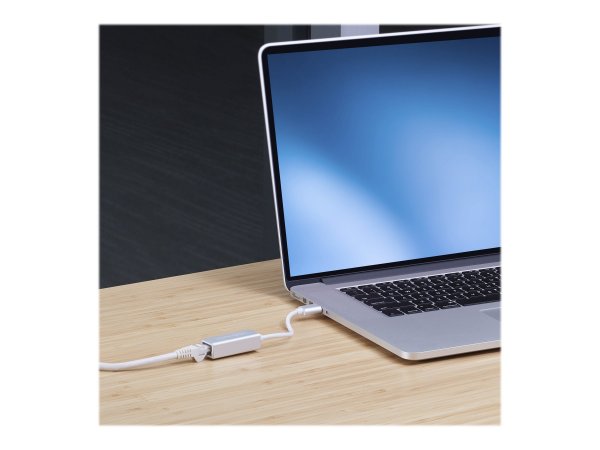 StarTech.com Adattatore di rete USB 3.0 a Ethernet Gigabit - Argento - Cablato - USB - Ethernet - 20