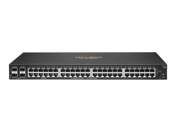 HPE Networking Aruba 6100 48G 4SFP+ - Gestito - L3 - Gigabit Ethernet (10/100/1000) - Montaggio rack