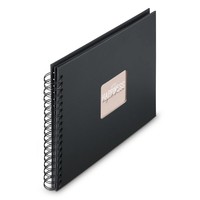 Hama Spiral-Album Fine Art 50 schwarze Seiten New Black - Bürokleinmaterial