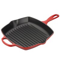 Le Creuset 20183260600422 - Bistecchiera - Nero - Rosso - Ghisa - Ceramica - Gas - Induzione - Ghisa