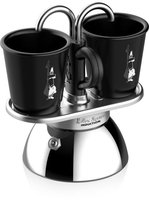 Bialetti 7310 - Moka - Argento - Acciaio inossidabile - 2 tazze - 92 mm - 90 ml