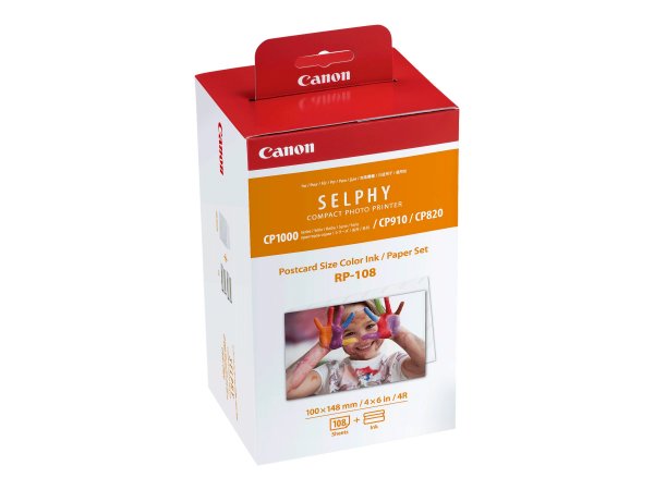 Canon RP-108 - Print ribbon cassette and paper kit