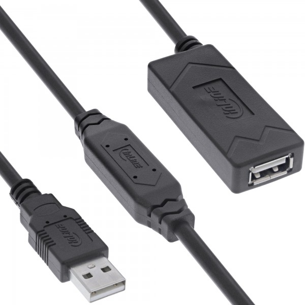 InLine Prolunga attiva USB 2.0 - spina/presa USB-A - 20 m