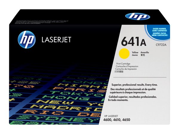 HP 641A Yellow Original LaserJet Toner Cartridge - 8000 pagine - Giallo - 1 pz