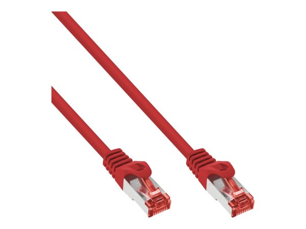 InLine Cavo patch Lan - S/FTP(PiMf) - Cat.6 - 250MHz - CU - halogenf. - rosso - 3m