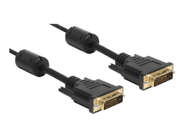 Delock 83190 - 2 m - DVI-D - DVI-D - Maschio - Maschio - Nero