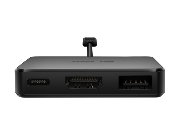 ASUS USB-C Mini Dock - Cablato - USB 3.2 Gen 2 (3.1 Gen 2) Type-C - 100 W - Nero - 10 Gbit/s - 4K Ul