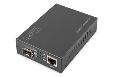 DIGITUS 10 Gigabit Medienkonverter - Cavo - Rete