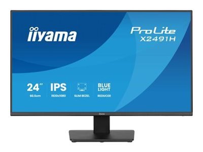 Iiyama ProLite X2491H-B1 - Monitor a LED - 24" 23.8" visualizzabile - Full HD - Schermo piatto (tft/