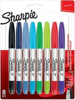 Sharpie 2065409 - Multicolore - Fine/Ultra Fine - Ceramica - Tessuto - Pelle - Metallo - Carta - Pla