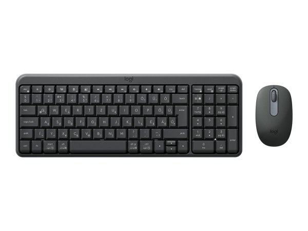 Logitech MK250 - Tastatur-und-Maus-Set - kabellos - Tastiera - QWERTZ