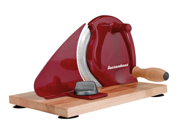Zassenhaus Brotschneidemaschine manuell rot