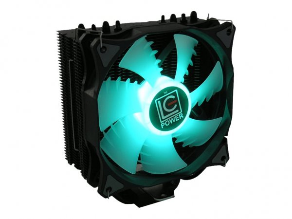 LC-Power LC-CC-120-RGB - Refrigeratore - 12 cm - 800 Giri/min - 1800 Giri/min - 58 pdc/min - Nero -