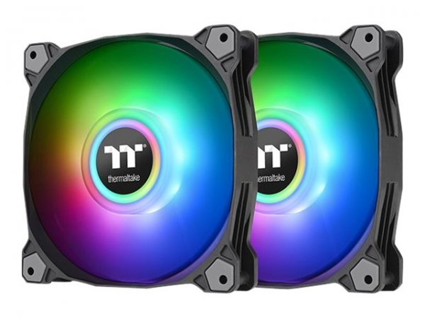 Thermaltake Pure Duo 14 - Ventilatore - 14 cm - 500 Giri/min - 1500 Giri/min - 33,5 dB - 82,23 pdc/m