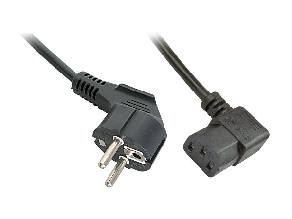 Lindy 30345 - 2 m - CEE7/7 - Accoppiatore C13
