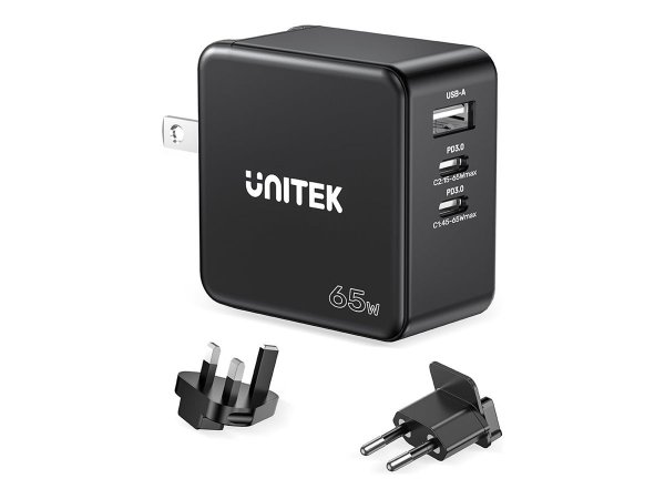 Unitek International P1117B Ladegerät fuer Mobilgeräte Schwarz