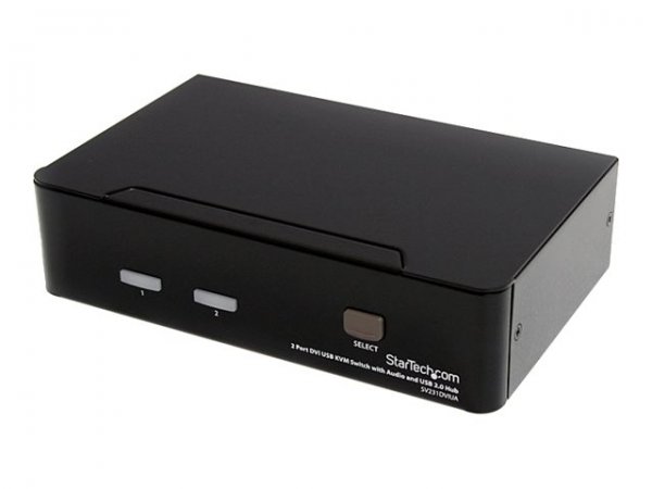 StarTech.com DVI USB KVM Switch mit Audio - Kvm switch - 2-port