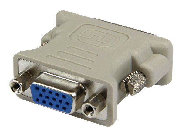 StarTech.com Adattatore DVI a VGA - Cavo Convertitore DVI a VGA - Maschio / Femmina - Nero - DVI-I -