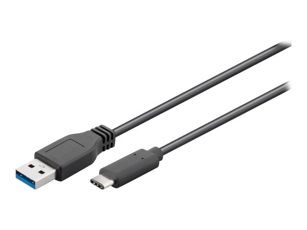 Goobay 73141 - 3 m - USB A - USB C - USB 3.2 Gen 1 (3.1 Gen 1) - 5 Gbit/s - Nero