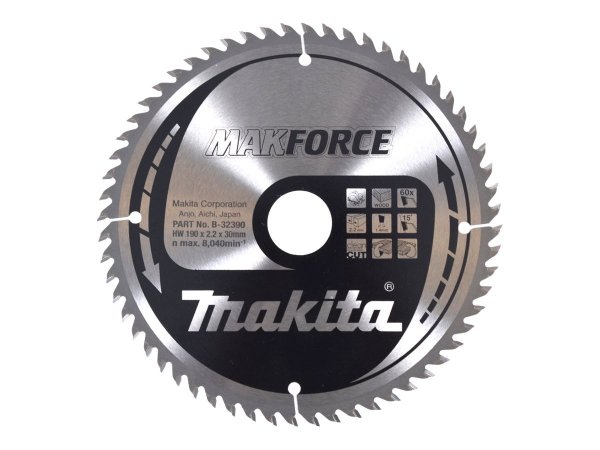 Makita B-32390 - Legno - 19 cm - 3 cm - 8040 Giri/min - 2,2 mm - Makita