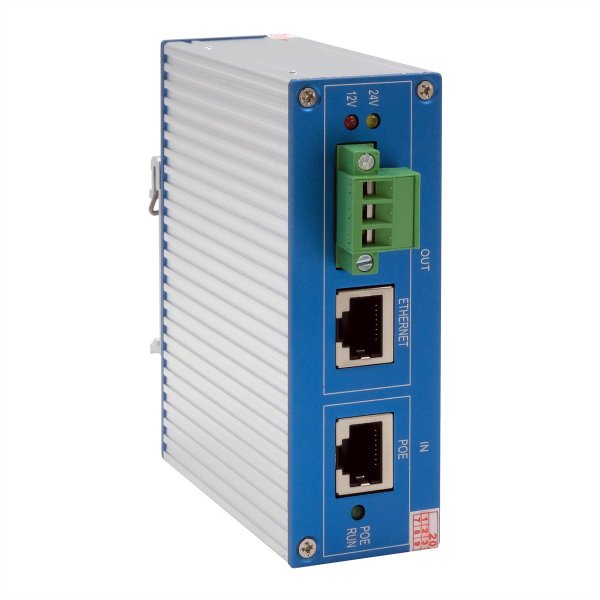 Exsys Ethernet PoE++ Splitter/1000M 802.3bt 24VDC/2A/48W - Interruttore - 0,1 Gbps