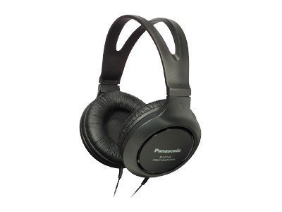 Panasonic Cuffie stereo a Padiglione con cavo RP-HT161E-K - Cablato - 10 - 27000 Hz - MUSICA - 130 g