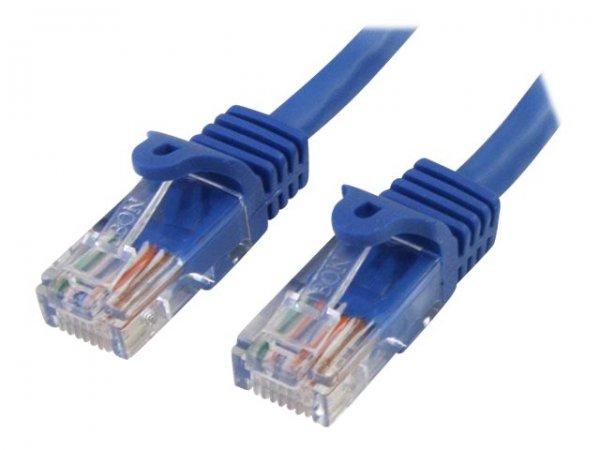 StarTech.com Blue Snagless Cat5e Patch Cable - Cavo - Rete