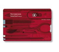 Victorinox SwissCard Classic - Rosso - Trasparente - ABS sintetico - 82 mm - 4,5 mm - 26 g