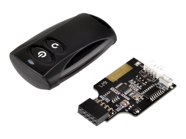 SilverStone ES02-USB - PC - RF Wireless - Pulsanti - Nero