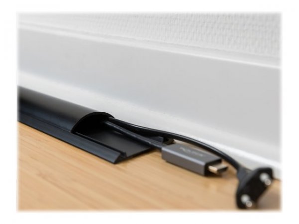 Delock Passacavo 119 x 26 mm - lunghezza 1 m nero - Nero - PVC - Nastro adesivo - 1 pz - 119 mm