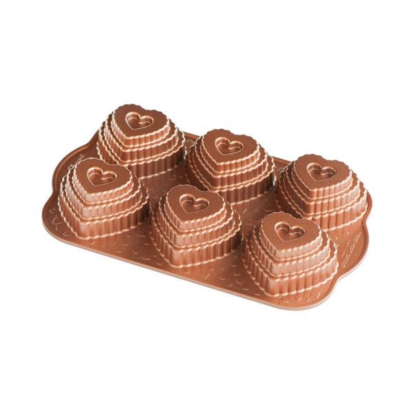 Nordic Ware Tiered Heart Cakelet Pan