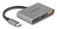 Delock USB Type-C Adapter zu HDMI 4K 30 Hz mit Typ-A - Adattatore - Digitale/dati