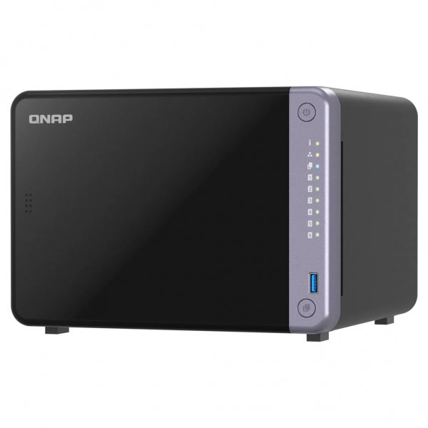 QNAP 6-bay desktop NAS - AL524 4C 2.0GHz DDR4 2 x 10GbE SFP+ 2 2 - Server di archiviazione - NAS