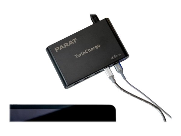 PARAT PARAPROJECT TC5 TwinCharger GaN für 5 Geräte USB-A USB-C PD/QC
