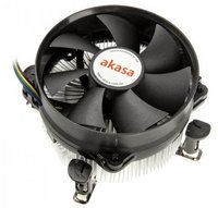 Akasa AK-959CU - Refrigeratore - 9,2 cm - 600 Giri/min - 3000 Giri/min - Nero - Argento