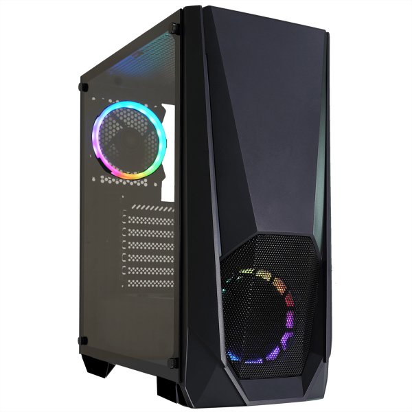 Xilence X505.ARGB - Midi Tower - PC - Nero - ATX - micro ATX - Mini-ITX - Acrilonitrile butadiene st
