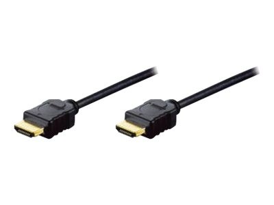 DIGITUS HDMI ad alta velocità con cavo di collegamento Ethernet - 5 m - HDMI tipo A (Standard) - HDM