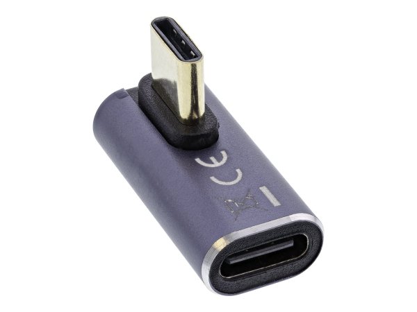 InLine Adattatore USB4 - USB-C m/f verticale angolato a destra/sinistra
