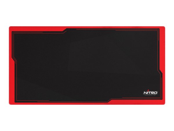 Pro Gamersware DM16 - Nero - Rosso - Monocromatico - Tessuto - Gomma - Tappetino per mouse per gioco