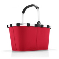 Reisenthel carrybag red - Cestino per shopping - Rosso - Alluminio - Poliestere - Gomma - Monocromat