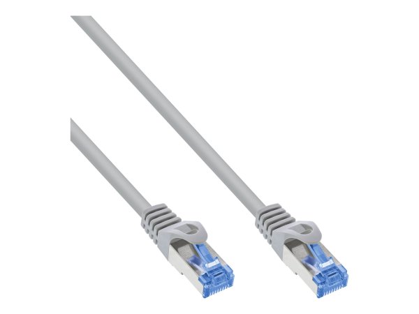 InLine cavo patch - Cat.6A - S/FTP - TPE (LSZH) - CCA - grigio - 0,5m
