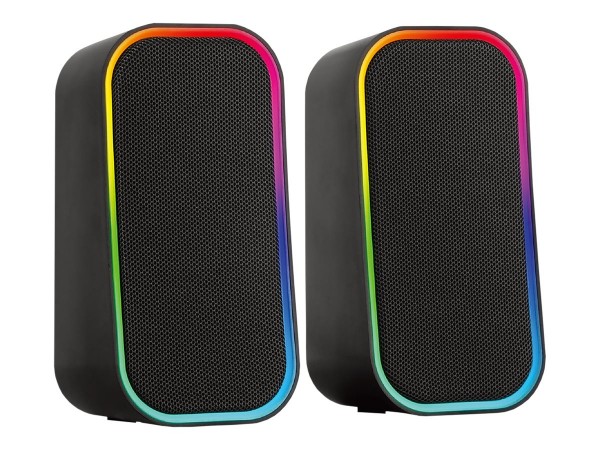 SPEEDLINK Token RGB Gaming Stereo Lautsprecher schwarz - Altoparlante - 20 KHz