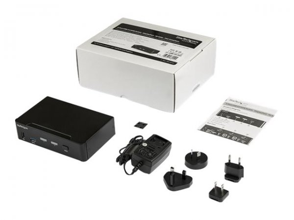 StarTech.com Switch KVM DisplayPort 2 porte - 4K 60Hz - Singolo schermo - Switch KVM USB UHD DP 1.2