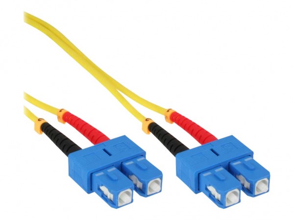 InLine Cavo Duplex - SC/SC 9/125µm - Fibra Ottica OS2 - 0,5m