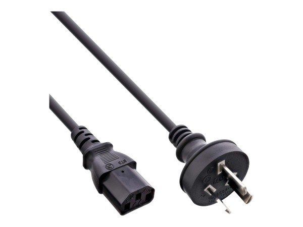 InLine Cavo alimentazione Internaz. - spina Australia presa C13 - 1,8m