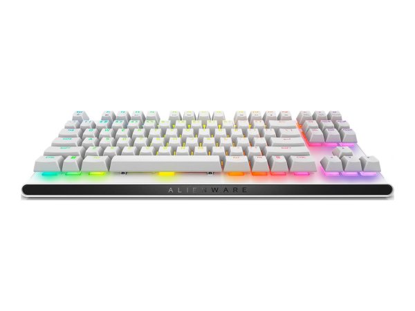Dell Alienware AW420K - Cablato - USB - Interruttore a chiave meccanica - QWERTY - LED RGB - Bianco