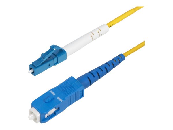 StarTech.com 16.4ft LC to SC UPC OS2 Single Mode Fiber Cable - Patch-Kabe... - Cavo - Rete