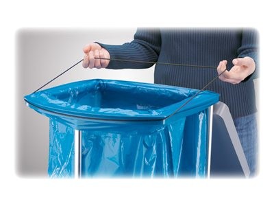 Hailo ProfiLine MSS XXXL - Portasacchetto dell'immondizia autoportante - Grigio - Interno - Allumini