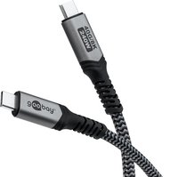 Goobay 74213 - USB 4.0 Kabel 40 Gbit/s 240 W 8K 60Hz - Cavo - Digitale/dati