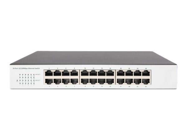 DIGITUS Switch Fast Ethernet N-Way a 24 porte - Non gestito - Fast Ethernet (10/100) - Full duplex -